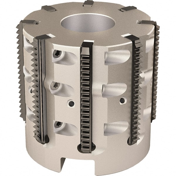 Vargus - 1.929" Cut Diam, 7.874" Max Depth of Cut, 3/4" Arbor Hole Diam, Internal/External Indexable Thread Mill - Insert Style 40L, 7 Inserts, Toolholder Style RTMC-D, 1.97" OAL - Exact Tooling