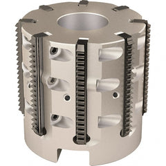 Vargus - 1.929" Cut Diam, 7.874" Max Depth of Cut, 3/4" Arbor Hole Diam, Internal/External Indexable Thread Mill - Insert Style 40L, 7 Inserts, Toolholder Style RTMC-D, 1.97" OAL - Exact Tooling