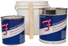 Forsch Polymer Corp - 10 Lb Kit Tan Polyurethane Castable Rubber - 100°F Max Operating Temp, 30 min Tack Free Dry Time, 24 hr Full Cure Time, Series URS 5180 - Exact Tooling