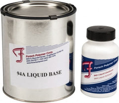 Forsch Polymer Corp - 1 Lb Kit Tan Polyurethane Castable Rubber - 100°F Max Operating Temp, 10 min Tack Free Dry Time, 24 hr Full Cure Time, Series URS 5194 - Exact Tooling