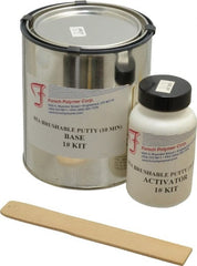 Forsch Polymer Corp - 1 Lb Kit Amber Urethane Putty - 10 min Tack Free Dry Time, 48 hr Full Cure Time, Series URS 5885 - Exact Tooling