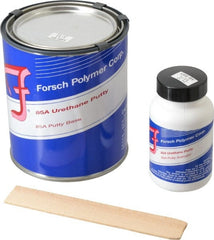 Forsch Polymer Corp - 4 Lb Kit Amber Urethane Putty - 45 min Tack Free Dry Time, 48 hr Full Cure Time, Series URS 5885 - Exact Tooling