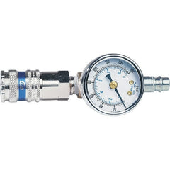 Dynabrade - Grinder Repair Airline Test Gauge - Use with Dynabrade Air Power Tools - Exact Tooling