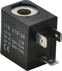 ARO/Ingersoll-Rand - 12 DC Volt, Din Connection Coil Lead Length, Class F, Solenoid Coil - 4.8 Watt, NEMA 4 Enclosure, Use with ARO Solenoid Valve - Exact Tooling