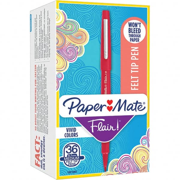 Paper Mate - Pens & Pencils Type: Porous Point Pen Color: Red - Exact Tooling