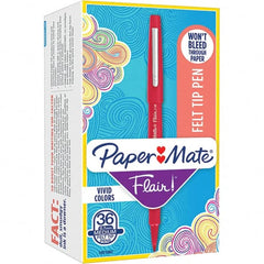 Paper Mate - Pens & Pencils Type: Porous Point Pen Color: Red - Exact Tooling