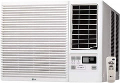 LG Electronics - 23000 BTU, 208/230 Volt Window Air Conditioner with Electric Heat - 11.5/10.6 Amp Rating, 25" Wide x 30-1/2" Deep x 16" High - Exact Tooling