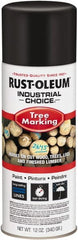 Rust-Oleum - 12 fl oz Black Marking Paint - 300' Coverage, Modified Alkyd Formula, >500 gL VOC - Exact Tooling