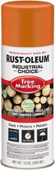 Rust-Oleum - 12 fl oz Orange Marking Paint - 300' Coverage, Modified Alkyd Formula, >500 gL VOC - Exact Tooling