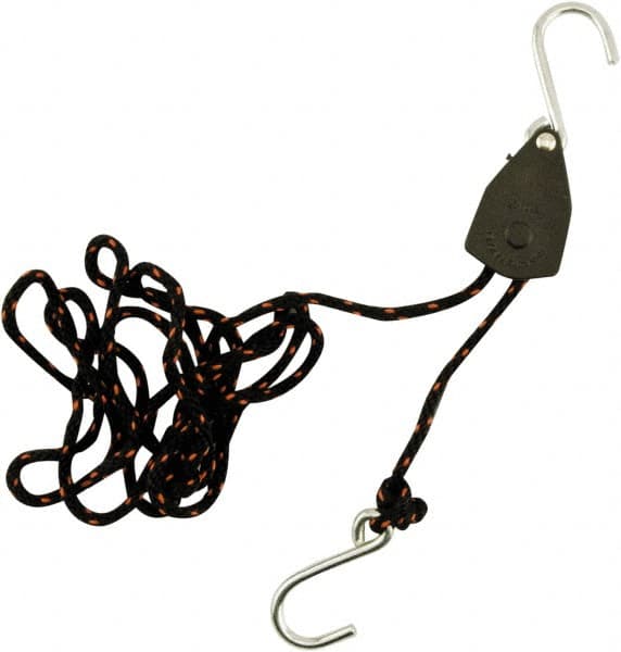 Erickson Manufacturing - Nylon Tite Rope Pulley - 1/8" Wide x 72" Long, Black, For Use with General Use - Exact Tooling