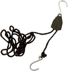 Erickson Manufacturing - Nylon Tite Rope Pulley - 1/8" Wide x 72" Long, Black, For Use with General Use - Exact Tooling