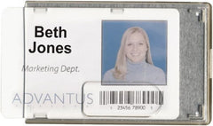 ADVANTUS - Various Attachment Types Badge Holder - Clear - Exact Tooling
