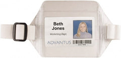 ADVANTUS - Arm Band Badge Holder - Clear/White - Exact Tooling