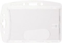 DURABLE - Various Attachment Types Badge Holder - Clear - Exact Tooling