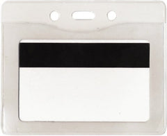 ADVANTUS - Clip-On Badge Holder - Clear - Exact Tooling