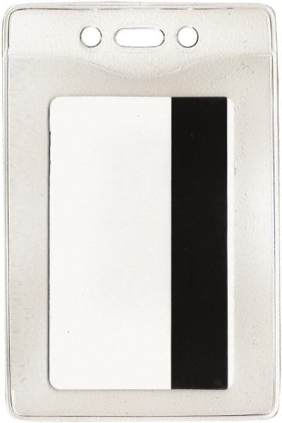 ADVANTUS - Clip-On Badge Holder - Clear - Exact Tooling