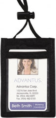 ADVANTUS - Cord Mounted Badge Holder - Black - Exact Tooling