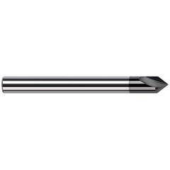 Harvey Tool - 90° 1/4" Diam 2-1/2" OAL Pointed Engraving Cutters - Exact Tooling
