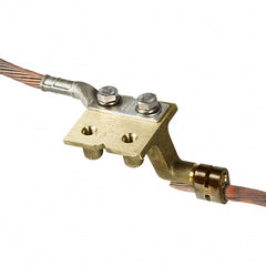 Panduit - 2 AWG Compatible Grounding Clamp - Copper Alloy, 5.8071" OAL, IEEE STD 837-2002 - Exact Tooling