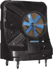 PortaCool - 24" Blade, 55 Gal Capacity, 0.7 hp, 9,000 CFM Evaporative Cooler - 9 Amp Rating, 110 Volts, Infinitely Variable Speed - Exact Tooling