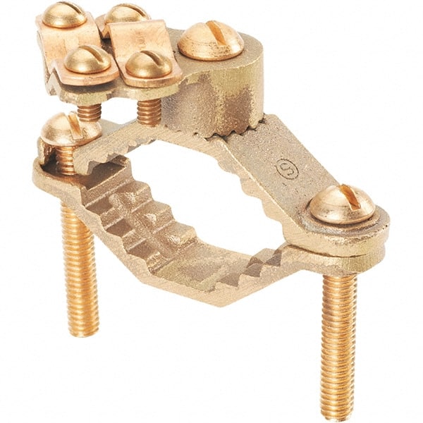 Panduit - Grounding Clamp - Bronze, 1.65" OAL - Exact Tooling