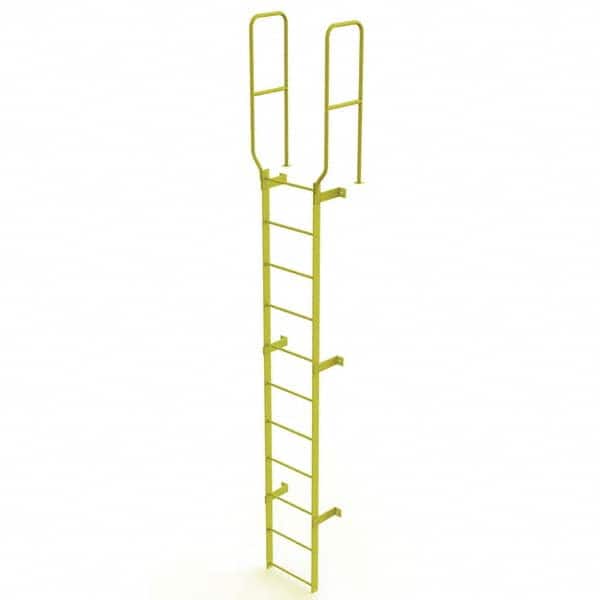 TRI-ARC - Rolling & Wall Mounted Ladders & Platforms Type: Fixed Ladder Style: Safety Cage - Exact Tooling
