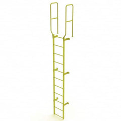 TRI-ARC - Rolling & Wall Mounted Ladders & Platforms Type: Fixed Ladder Style: Safety Cage - Exact Tooling