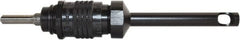 Zephyr Tool Group - 1/4" Cutter Capacity, 10-32 Steel Adjustable Stop Countersink Cage - Exact Tooling