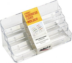 Deflect-o - Clear Business Card Holder - Plastic - Exact Tooling