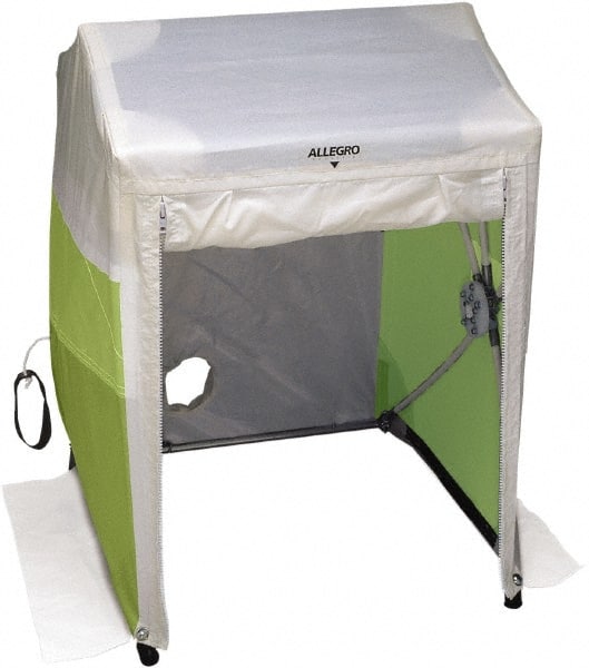 Allegro - Manhole Equipment & Accessories Type: Deluxe Work Tent, 8 d x 8 w x 7-1/2 h, 1 Door - Exact Tooling