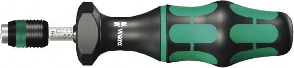 Wera - 1 Piece, 0.1 to 0.34 N/m, Adjustable Torque Limiting Screwdriver - 1/4" Drive - Exact Tooling