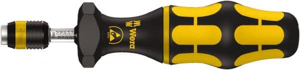Wera - 1 Piece, 0.3 to 1.2 N/m, Adjustable Torque Limiting Screwdriver - 0.025" Drive - Exact Tooling