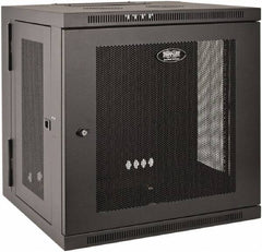Tripp-Lite - 23-1/2" Overall Width x 12" Rack Height x 21-5/8" Overall Depth Data Cable Enclosure - 200 Lb Capacity, Black - Exact Tooling