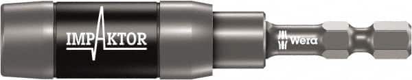 Wera - 1/4" Hex Bit Holder - 1/4" Hex Drive, 3" OAL - Exact Tooling