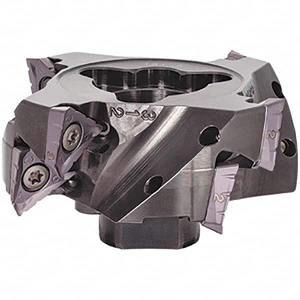 Tungaloy - 26mm Arbor Hole, Indexable High-Feed Face Mill - Exact Tooling