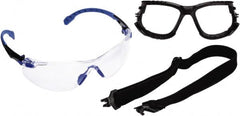 3M - Clear Lenses, Frameless Safety Glasses - Anti-Fog, Size Universal, Over the Glasses - Exact Tooling