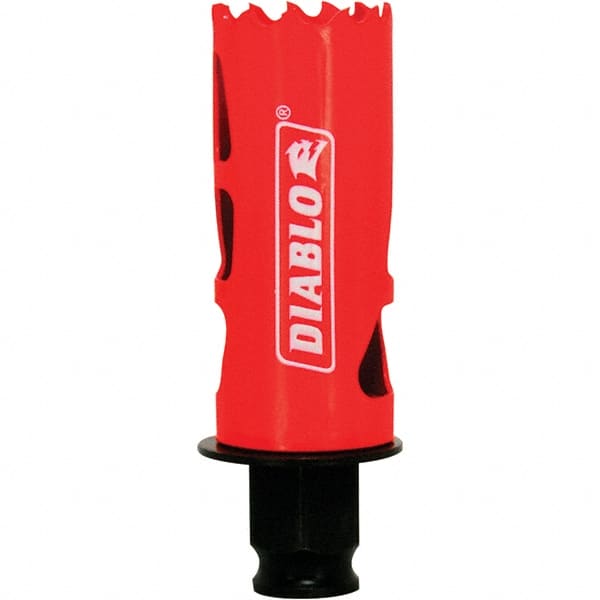 Freud - 1-1/8" Diam, 2-3/8" Cutting Depth, Hole Saw - Bi-Metal Saw, Toothed Edge - Exact Tooling