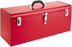 Kennedy - 1 Tray Tool Box - 24-1/8" Wide x 8-5/8" Deep x 9-3/4" High, Steel, Red - Exact Tooling