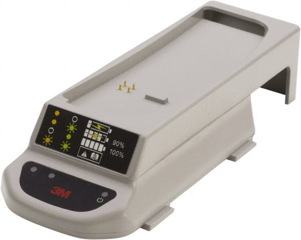 3M - Battery Charger Cradle - Gray/Black, For PAPR Systems, Compatible with 3M TR-600 - Exact Tooling