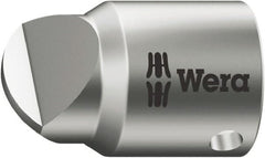 Wera - 1/4" Drive, #8 Point, Standard Slotted Screwdriver Socket - #8 Point - Exact Tooling