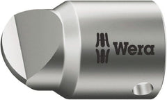 Wera - 1/4" Drive, #6 Point, Standard Slotted Screwdriver Socket - #6 Point - Exact Tooling