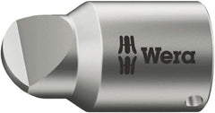 Wera - 1/4" Drive, #4 Point, Standard Slotted Screwdriver Socket - #4 Point - Exact Tooling