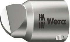 Wera - 1/4" Drive, #9 Point, Standard Slotted Screwdriver Socket - #9 Point - Exact Tooling