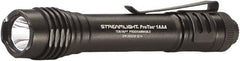 Streamlight - White LED Bulb, 70 Lumens, Industrial/Tactical Flashlight - Black Aluminum Body, 1 AAA Alkaline Battery Included - Exact Tooling