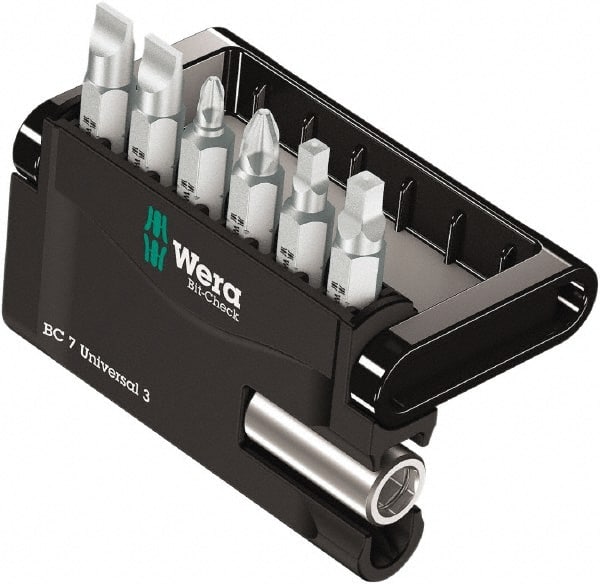 Wera - Posidriv Bit Set - 1/4" Drive - Exact Tooling