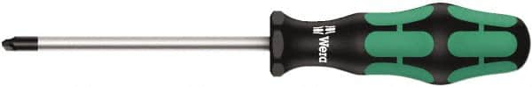 Wera - 3-1/8" Blade Length Tri-Point Screwdriver - 7" OAL - Exact Tooling