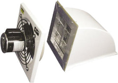 Schaefer Ventilation Equipment - 20" Blade, Direct Drive, 1/2 hp, 4,790 CFM, TEAO Exhaust Fan - 21-1/4" Opening Height x 21-1/4" Opening Width, 1.2 Amp, 230/460 Volt, 1 Speed, Three Phase - Exact Tooling