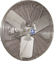 Schaefer Ventilation Equipment - 30" Blade, 1/2 hp, 10,440 CFM, Industrial Circulation Fan - Fan Head Only, 1 Speed - Exact Tooling