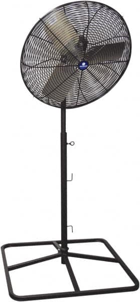 Schaefer Ventilation Equipment - 20" Blade, 1/4 hp, 3,000 & 4,050 CFM, Industrial Circulation Fan - Fan Head Only, 2 Speed - Exact Tooling