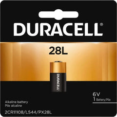 Duracell - Size 28L, Lithium, 1 Pack, Standard Battery - 6 Volts, Button Tab Terminal, 2CR11108, ANSI 1406LC Regulated - Exact Tooling